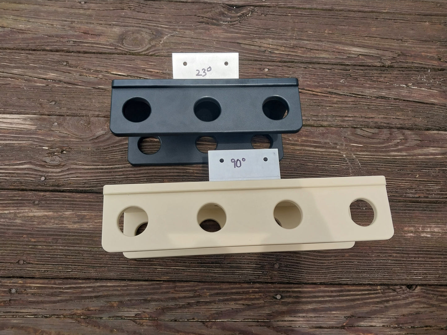 Fat Fish Designz Short Stack Vertical Fishing Rod Holder 3 or 4 rod (with or w/o track mount)