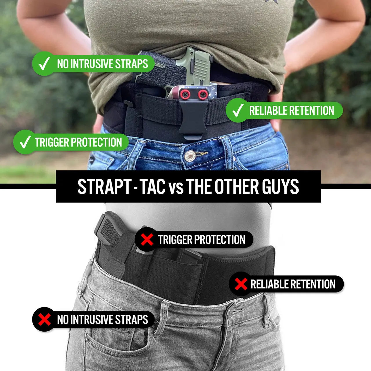 Clip & Carry STRAPT-TAC Belly Band