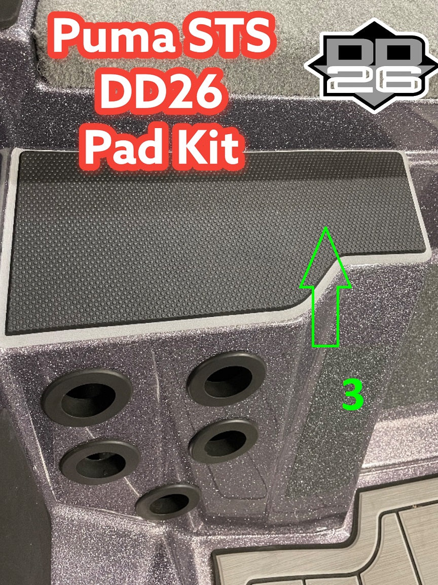 DD26 Fishing Bass Cat Puma STS and Lynx STS Step Pad Kit 7pc