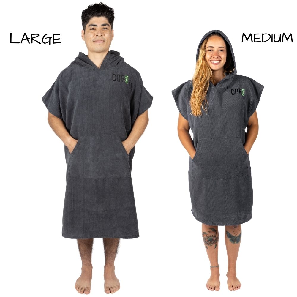 COR Surf Changing Towel Poncho | Solid Colors | Medium and Large