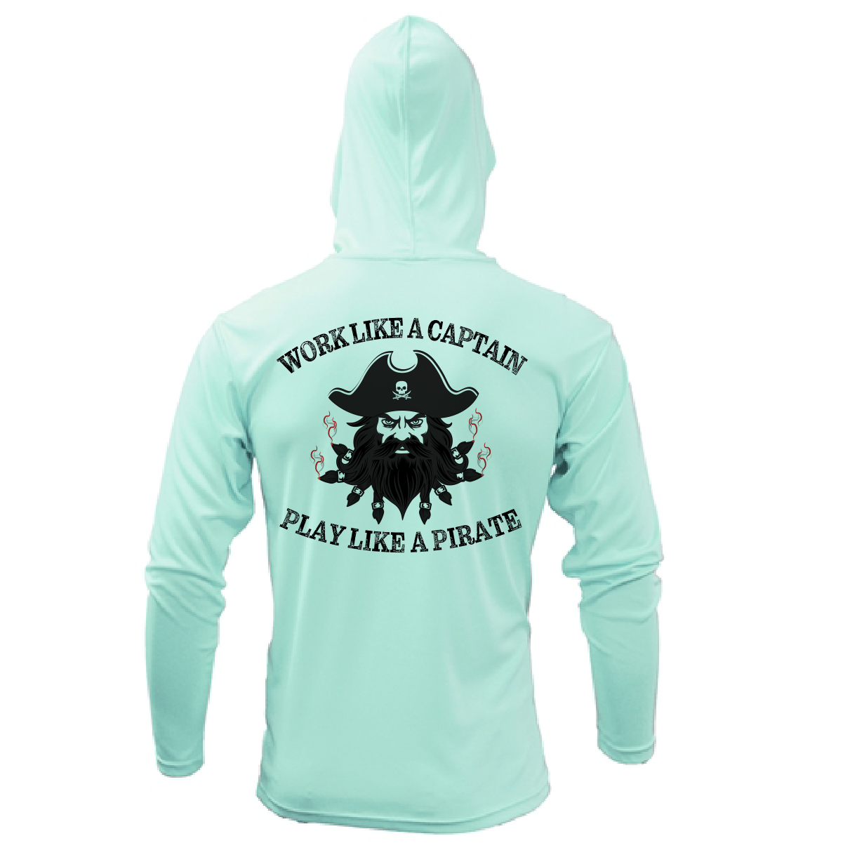 Saltwater Born Blackbeard Long Sleeve UPF 50+ Dry-Fit Hoodie