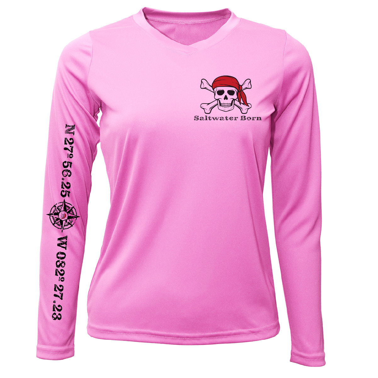 Saltwater Born Blackbeard Women's Long Sleeve UPF50+ Dry-Fit Shirt