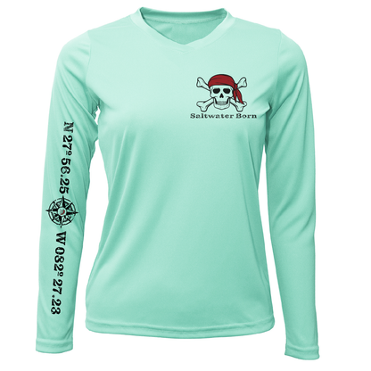 Saltwater Born Blackbeard Women's Long Sleeve UPF50+ Dry-Fit Shirt