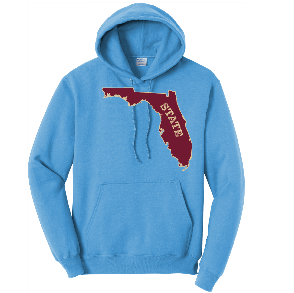 Saltwater Born FSU Garnet and Gold Cotton Hoodie