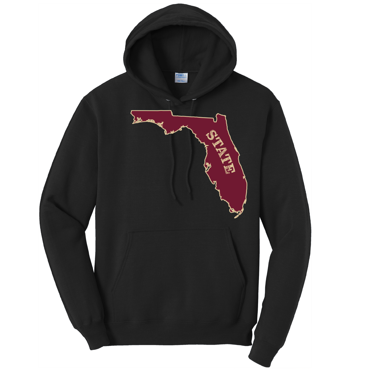 Saltwater Born FSU Garnet and Gold Cotton Hoodie