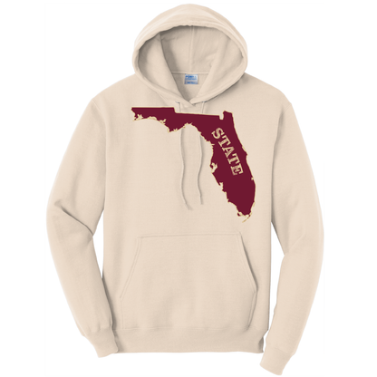 Saltwater Born FSU Garnet and Gold Cotton Hoodie