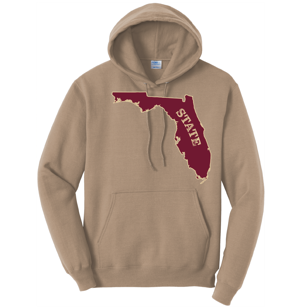 Saltwater Born FSU Garnet and Gold Cotton Hoodie