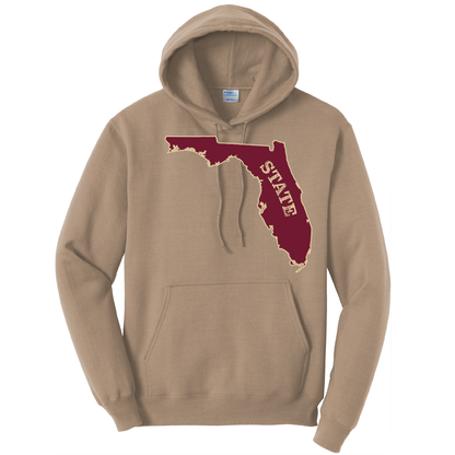 Saltwater Born FSU Garnet and Gold Cotton Hoodie