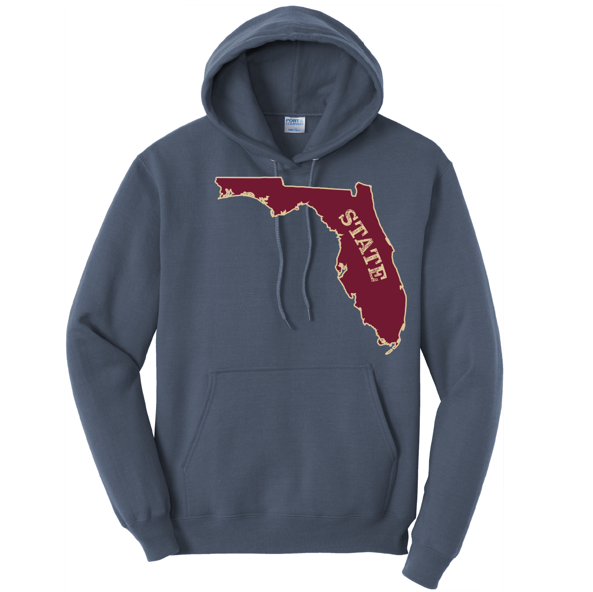 Saltwater Born FSU Garnet and Gold Cotton Hoodie