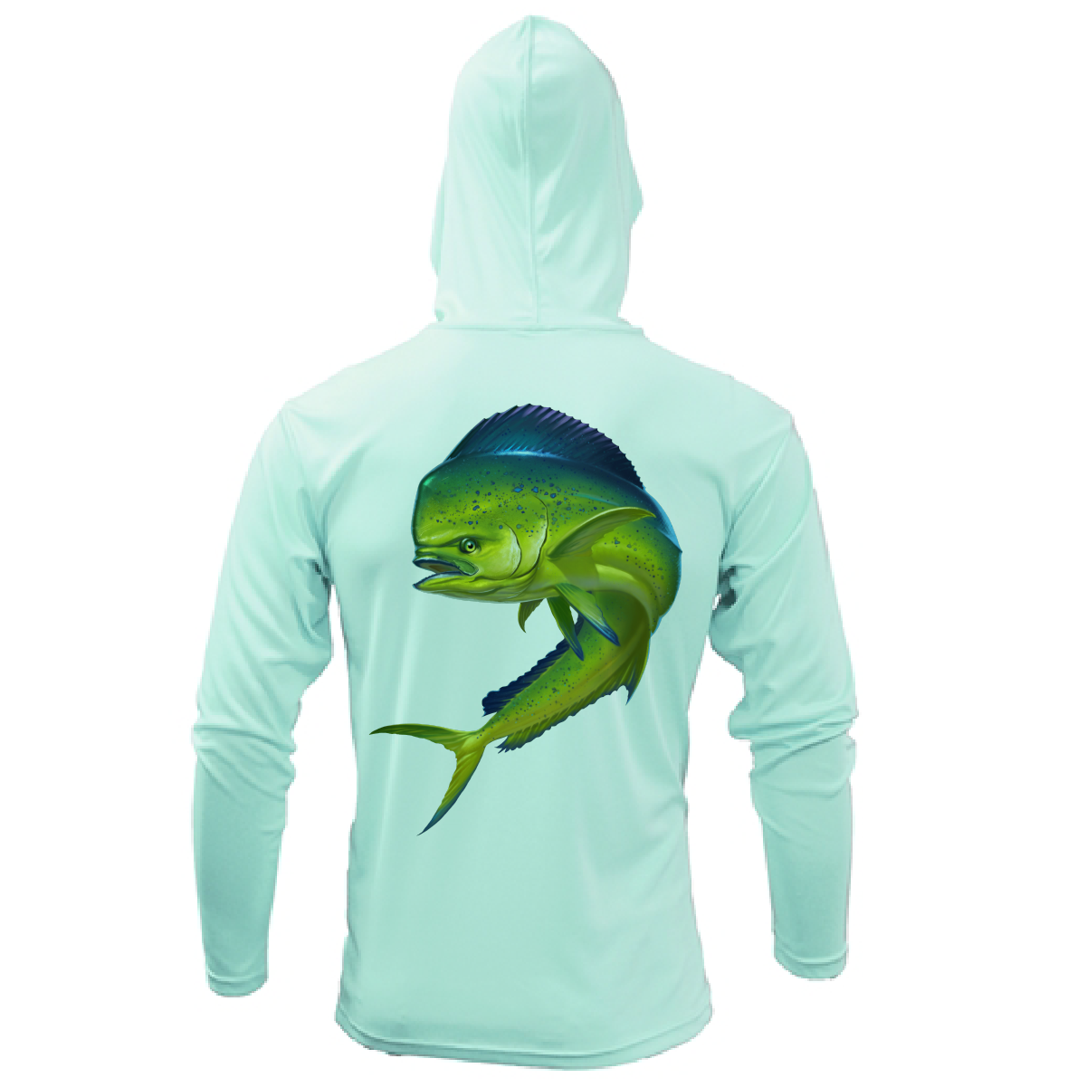 Saltwater Born Key West, FL Action Mahi Long Sleeve UPF 50+ Dry-Fit Hoodie