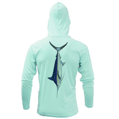 Saltwater Born Key West, FL Marlin Long Sleeve UPF 50+ Dry-Fit Hoodie