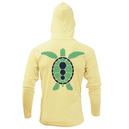 Saltwater Born Key West, FL Turtle Long Sleeve UPF 50+ Dry-Fit Hoodie