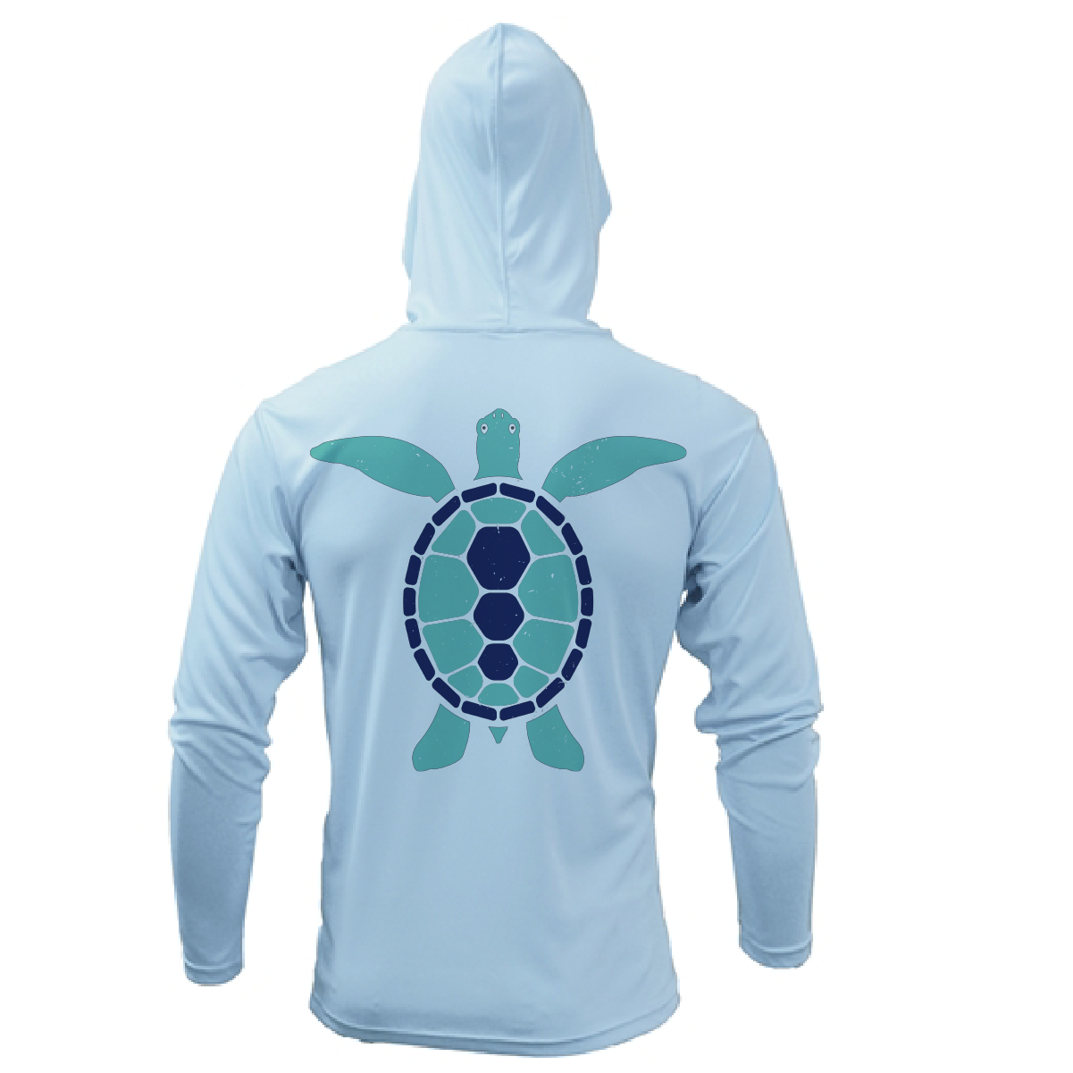 Saltwater Born Key West, FL Turtle Long Sleeve UPF 50+ Dry-Fit Hoodie