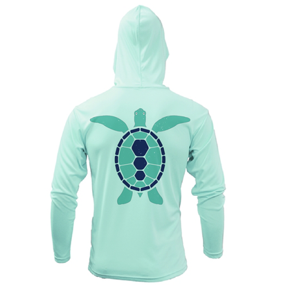 Saltwater Born Key West, FL Turtle Long Sleeve UPF 50+ Dry-Fit Hoodie