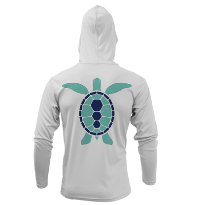 Saltwater Born Key West, FL Turtle Long Sleeve UPF 50+ Dry-Fit Hoodie