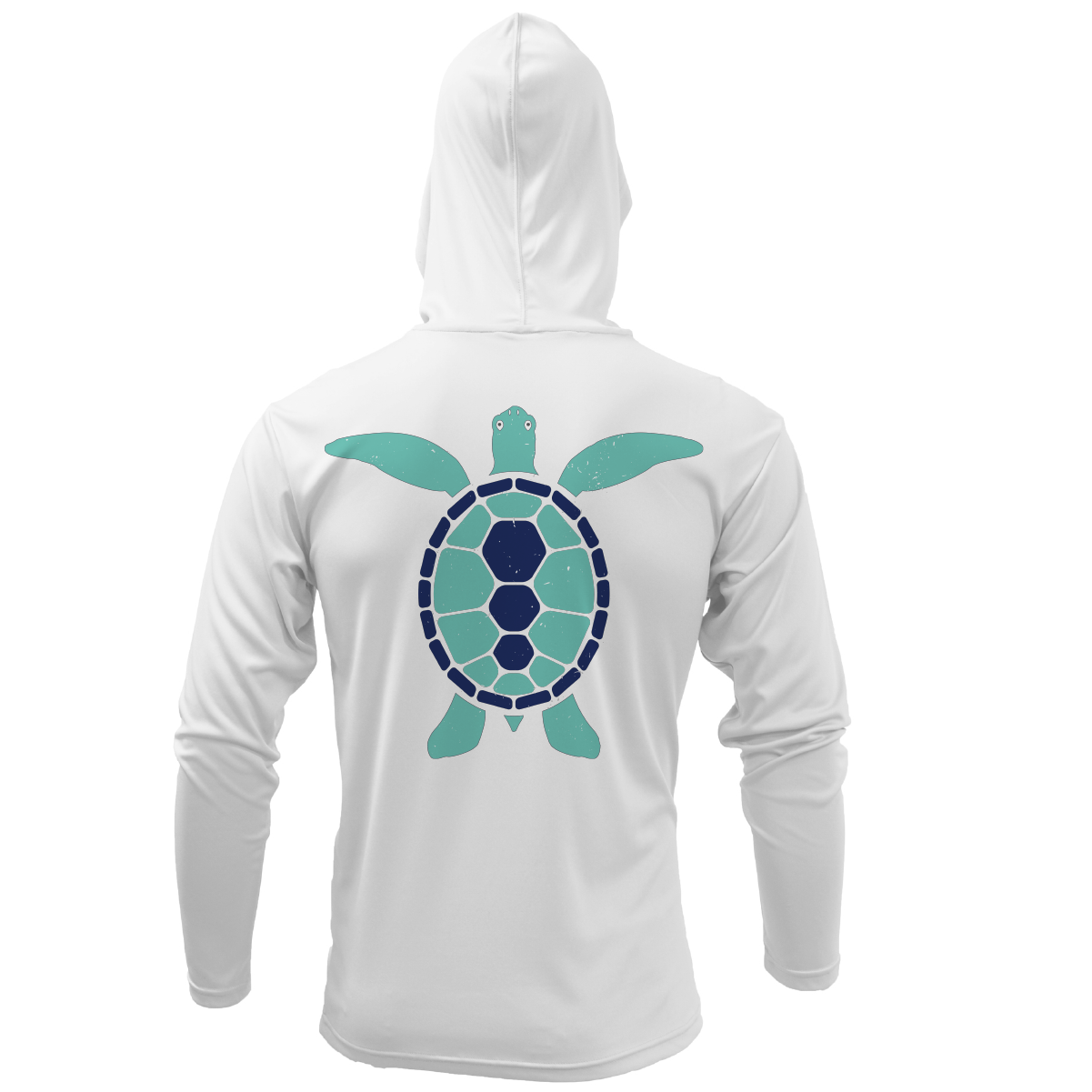 Saltwater Born Key West, FL Turtle Long Sleeve UPF 50+ Dry-Fit Hoodie