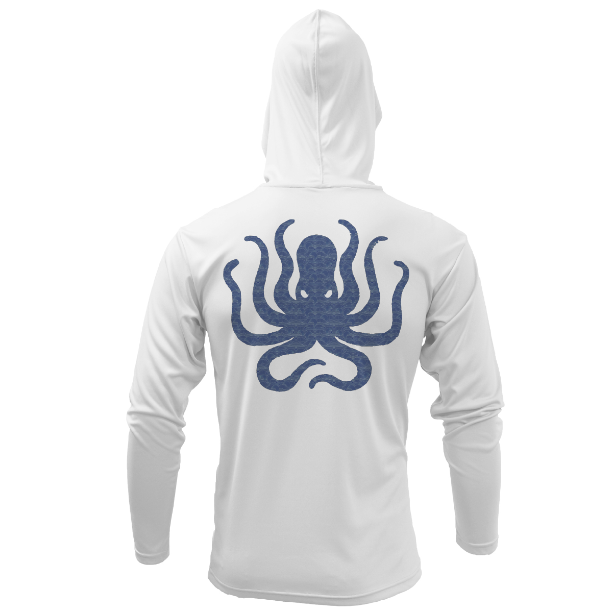 Saltwater Born Texas Freshwater Born Kraken Men's Long Sleeve UPF 50+ Dry-Fit Hoodie