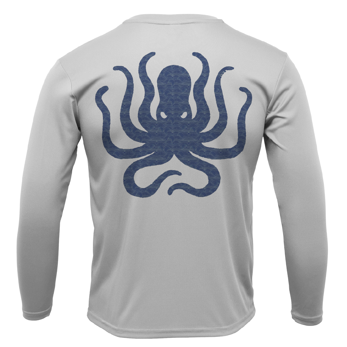 Saltwater Born Charleston, SC Kraken Palmetto Logo Men's Long Sleeve UPF 50+ Dry-Fit Shirt