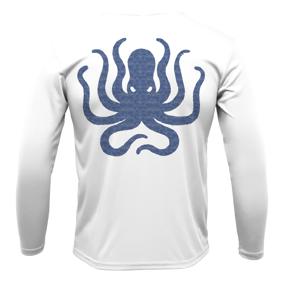 Saltwater Born Charleston, SC Kraken Palmetto Logo Men's Long Sleeve UPF 50+ Dry-Fit Shirt