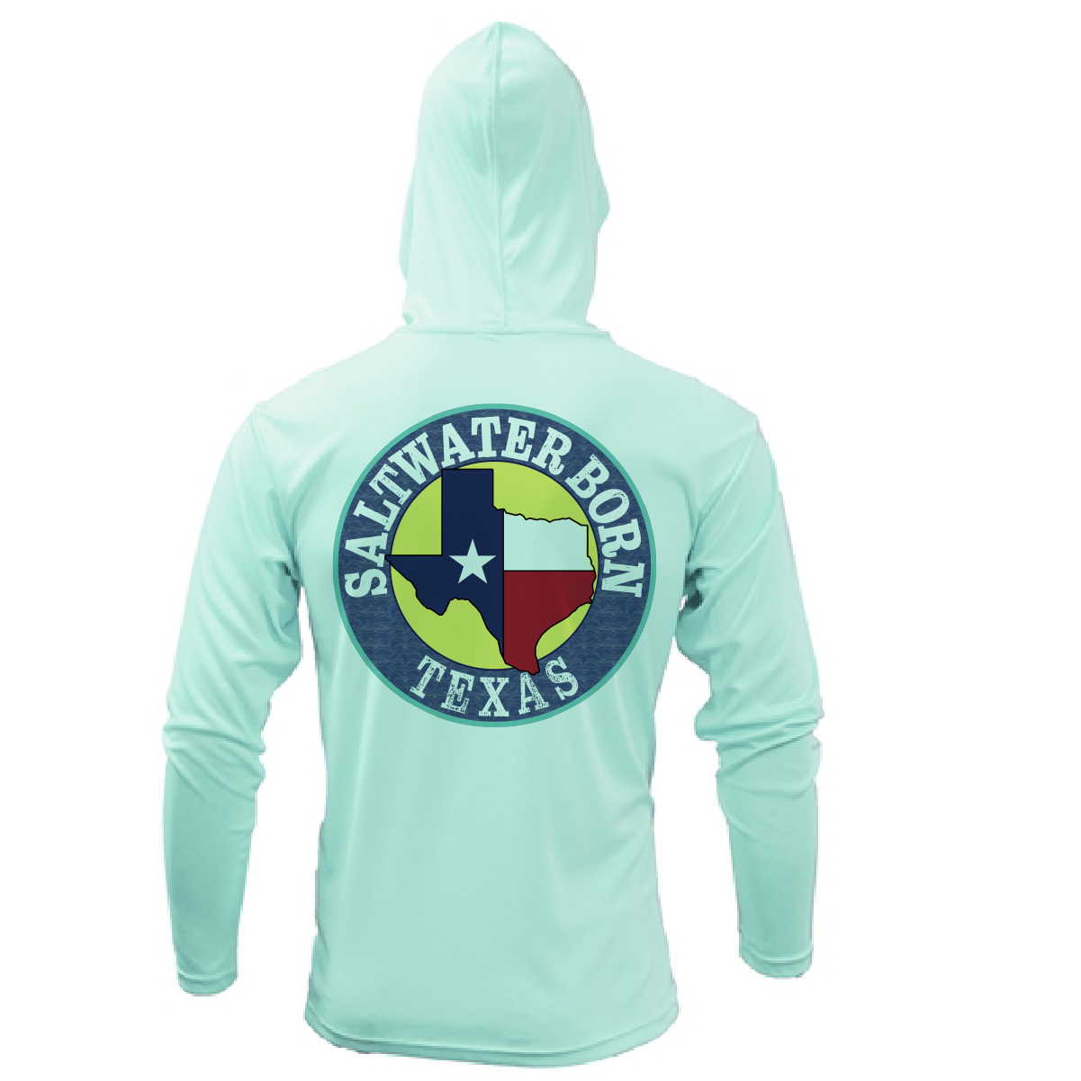 Saltwater Born Baylor Edition Long Sleeve UPF 50+ Dry-Fit Hoodie