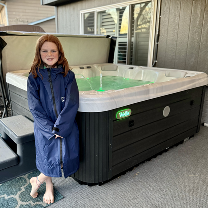 COR Surf Waterproof Swim Parka (Navy Blue)