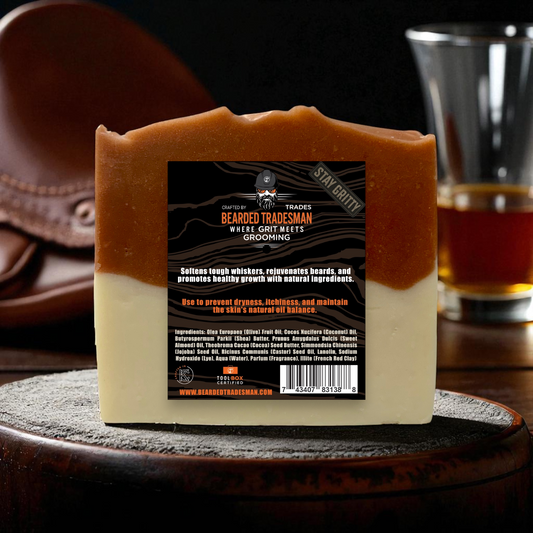 Bearded Tradesman Saddle & Cask – Leather & Brandy - Whisker Wash