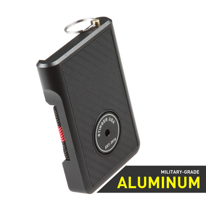 Stinger Survival Tools Safety Wallet With Personal Alarm ( Black Carbon Fiber)