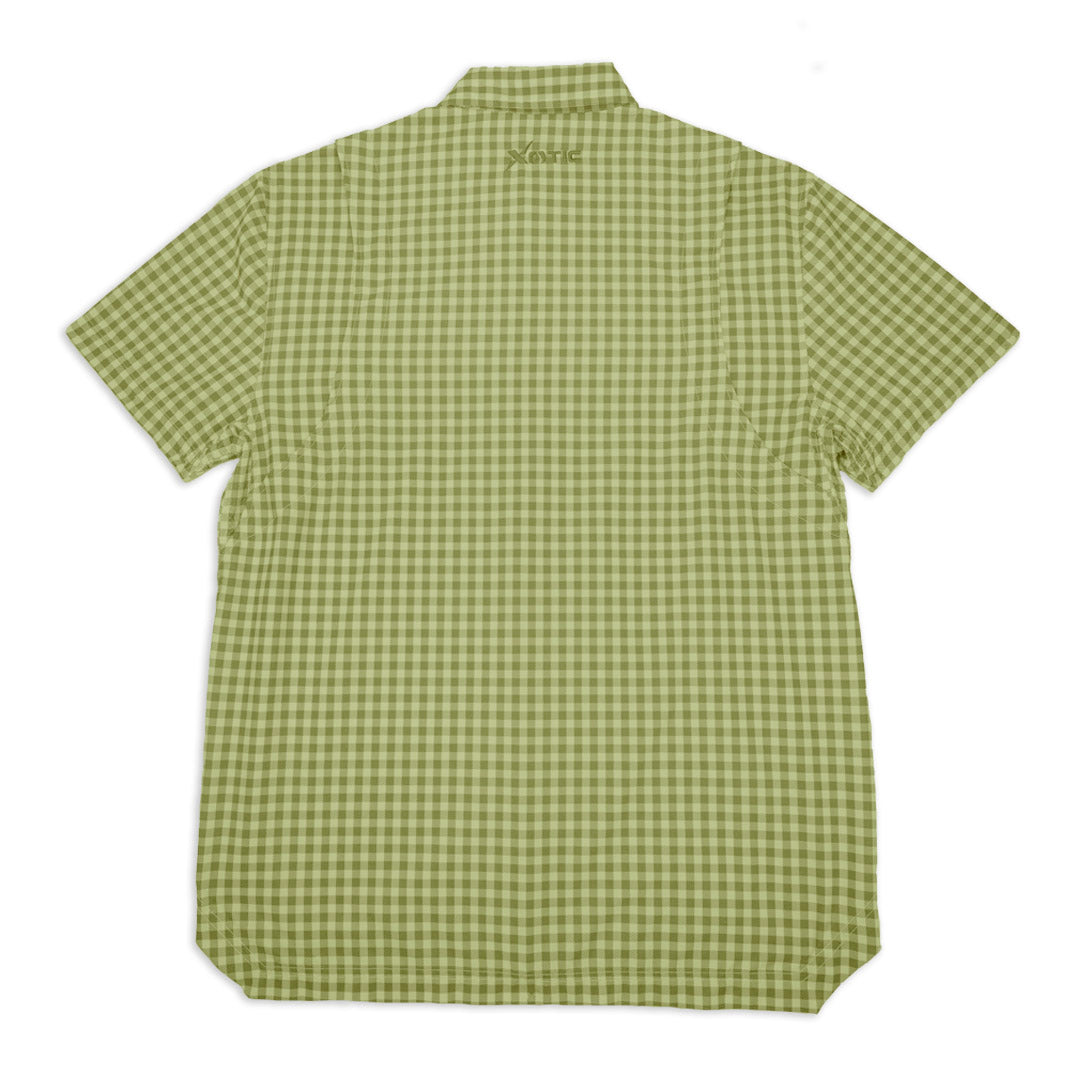 Xotic - Short Sleeve Patterned Lifestyle Button Down w/ REPEL-X