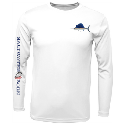 SK Sailfish on Chest Long Sleeve UPF 50+ Dry-Fit Shirt