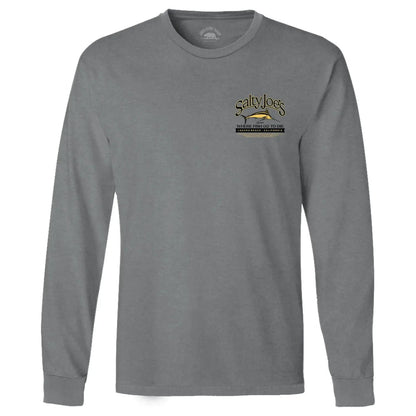 Salty Joe's Fish Count Beach Wash® Garment Dyed Long Sleeve Tee