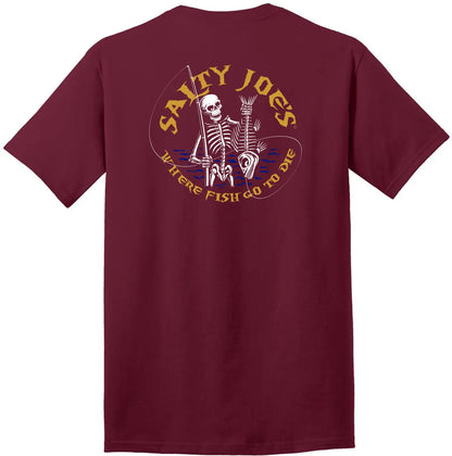 Salty Joe's Fishin' Bones Heavyweight Cotton Tee