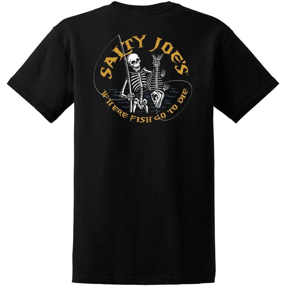 Salty Joe's Fishin' Bones Heavyweight Pocket Tee
