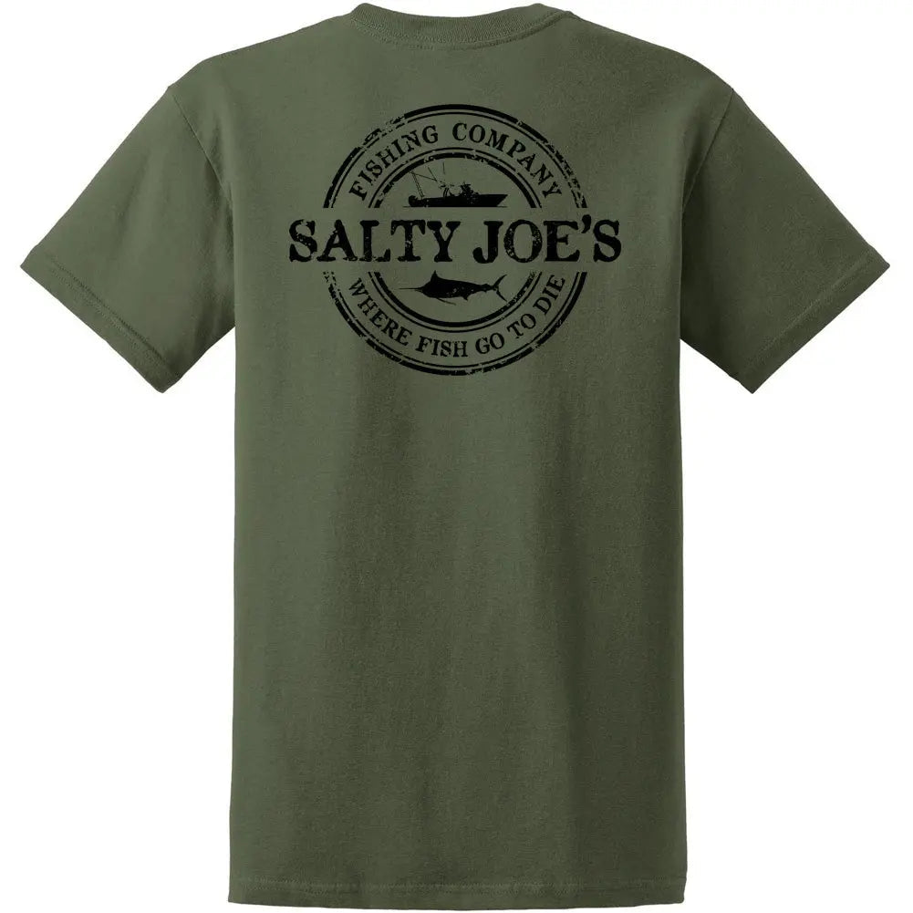 Salty Joe's Fishing Co. Heavyweight Cotton Tee