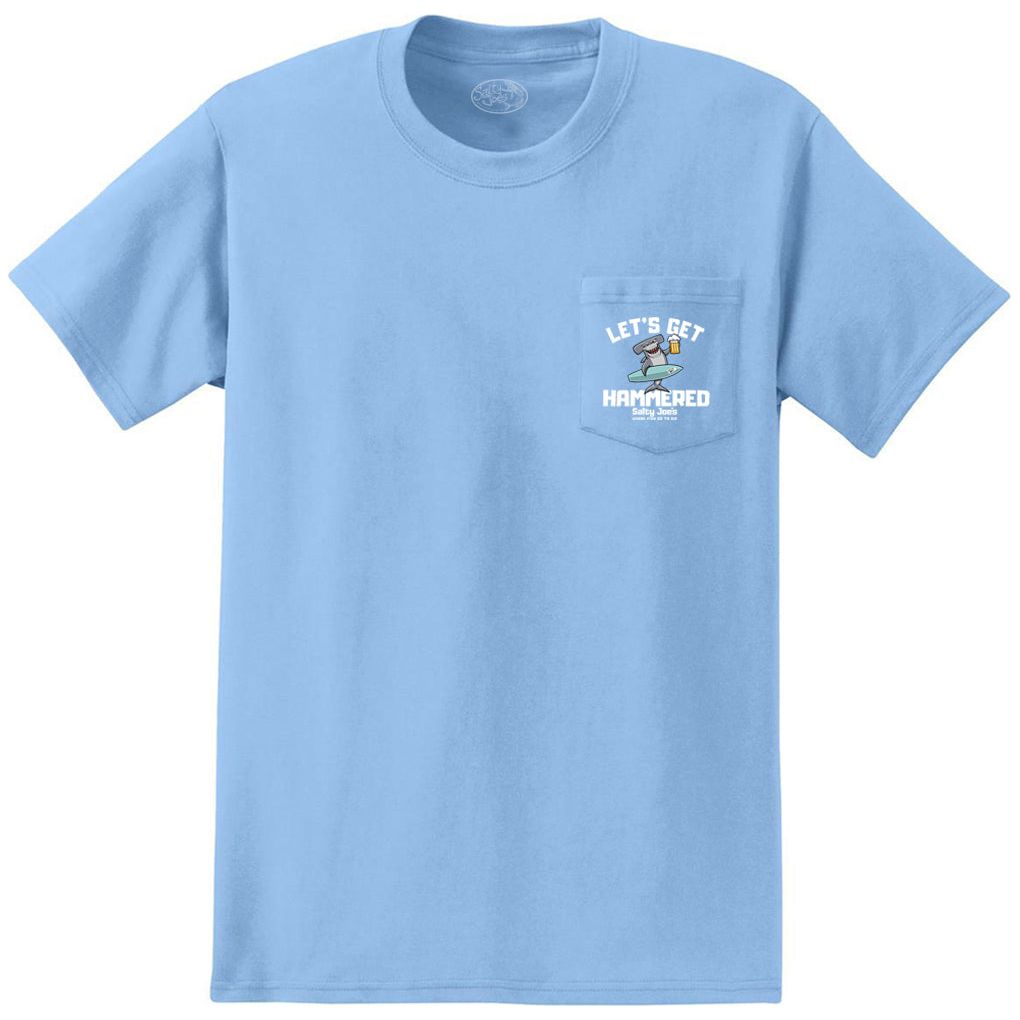 Salty Joe's "Let's Get Hammered" Heavyweight Pocket Tee