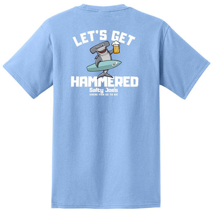 Salty Joe's "Let's Get Hammered" Heavyweight Pocket Tee