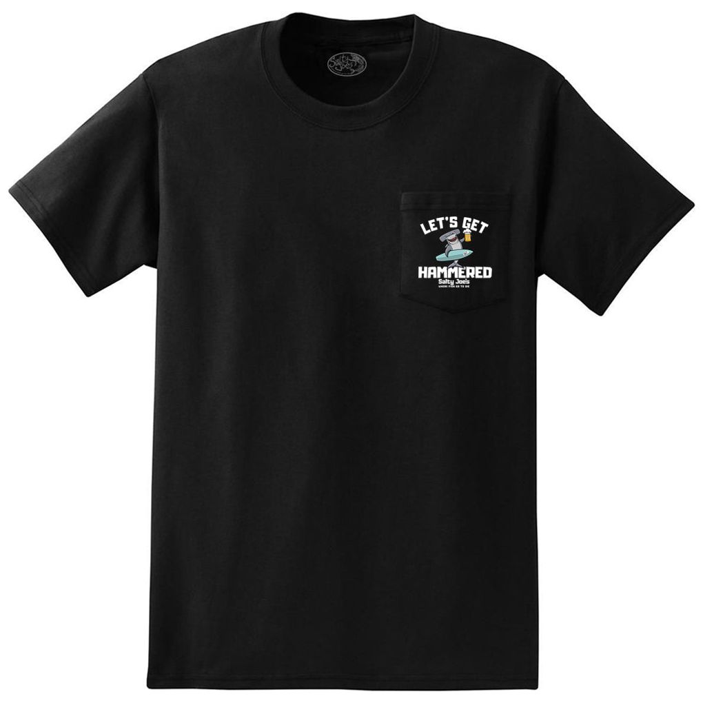Salty Joe's "Let's Get Hammered" Heavyweight Pocket Tee