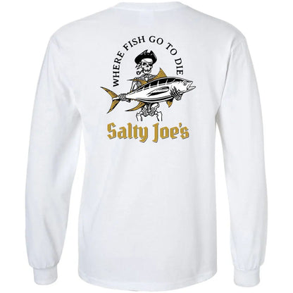 Salty Joe's Ol' Angler Fishing Long Sleeve T Shirt