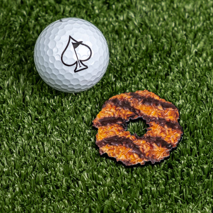 Pins and Aces Coconut Fudge Cookie Ball Marker