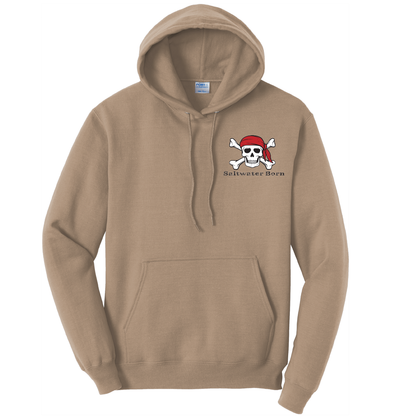 Saltwater Born Surrender The Booty Cotton Hoodie