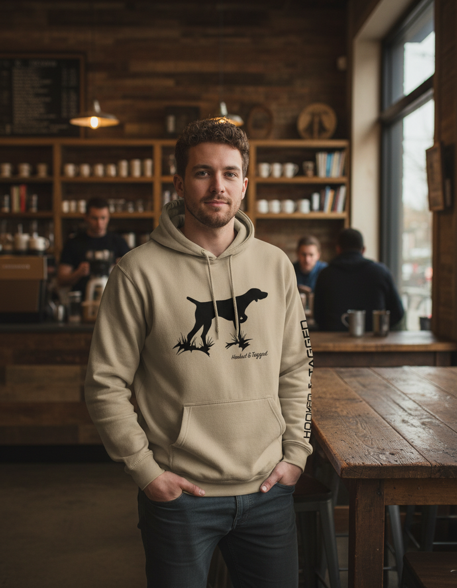 Hooked & Tagged  - Bird Dog Hoodie