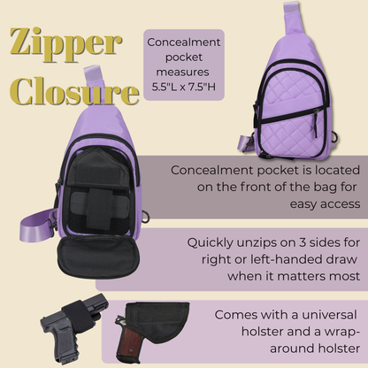 Concealed Carry Sarah Nylon Sling by Lady Conceal