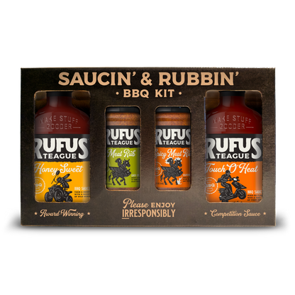 Rufus Teague SAUCIN' & RUBBIN' KIT (4 pack)