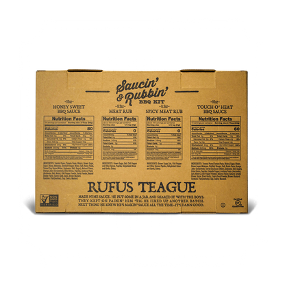 Rufus Teague SAUCIN' & RUBBIN' KIT (4 pack)