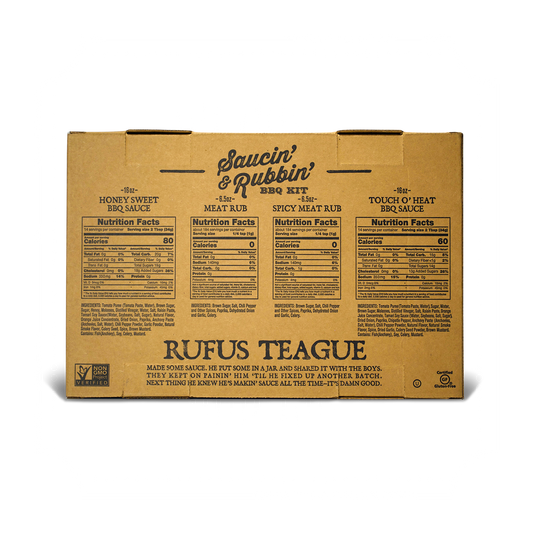 Rufus Teague SAUCIN' & RUBBIN' KIT (4 pack)