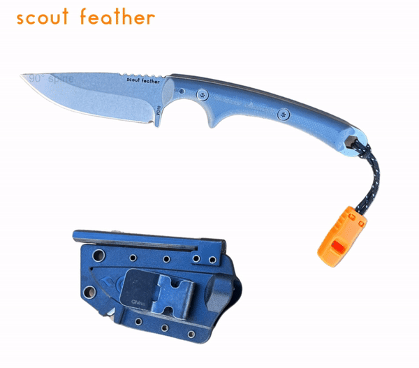 Outdoor Element Scout Feather Adventure Survival Knife