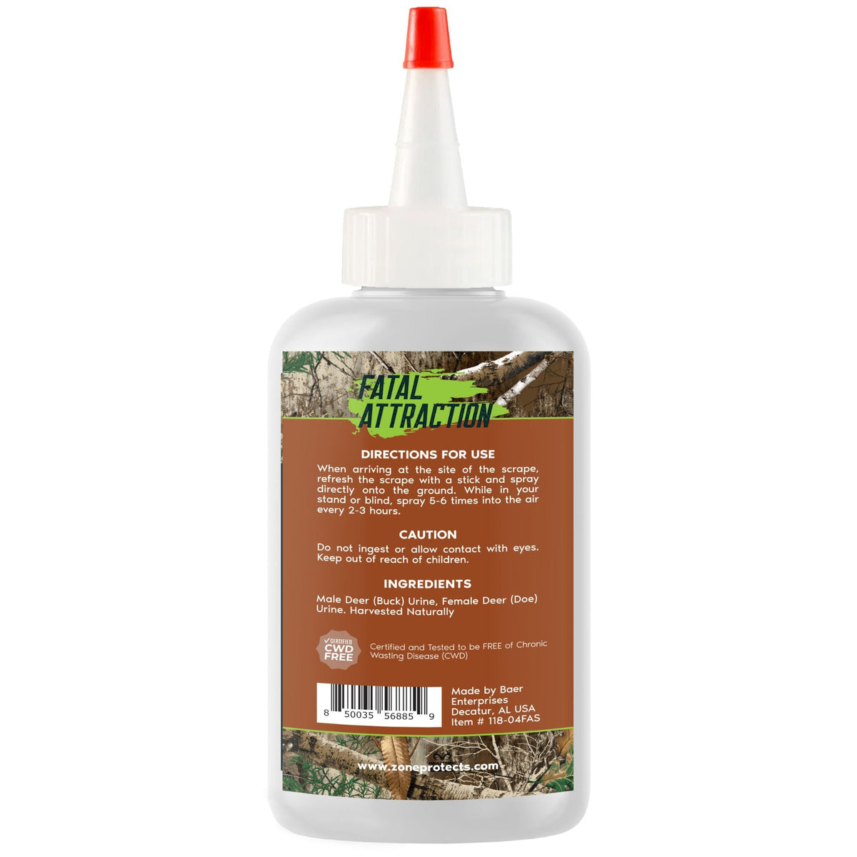 Zone Protects Deer Attractant; Realtree Fatal Attraction Deer Attractant Great Scrape