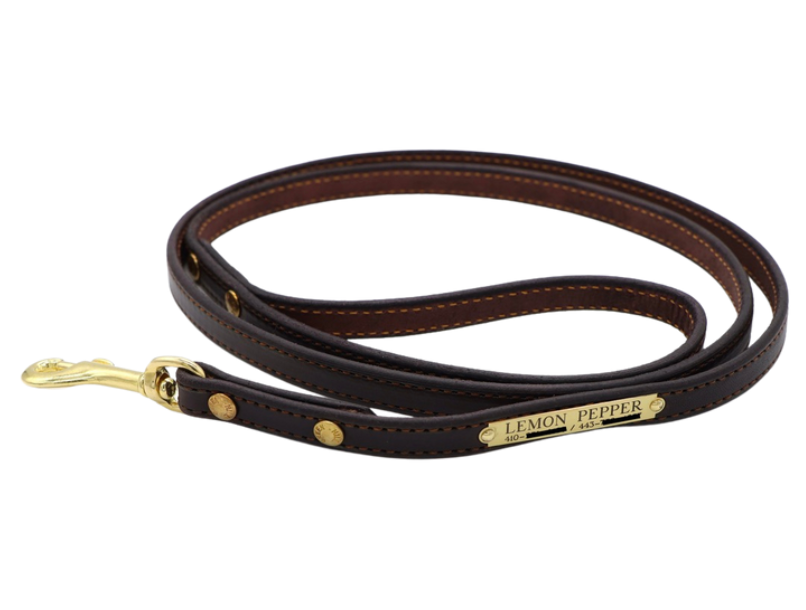 Remarkable Leather Goods Stitched Dog Leash