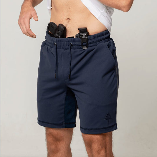 Arrowhead Tactical Carrier Shorts - Navy Blue 8"