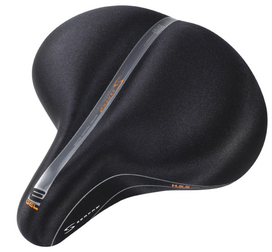 Epic Power Bikes Serfas EG-8966E E-GEL® Cruiser Elastomer Rear Suspension Saddle w/ Lycra Cover