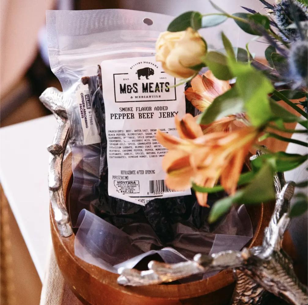 M&S Meats Montana Pepper Beef Jerky